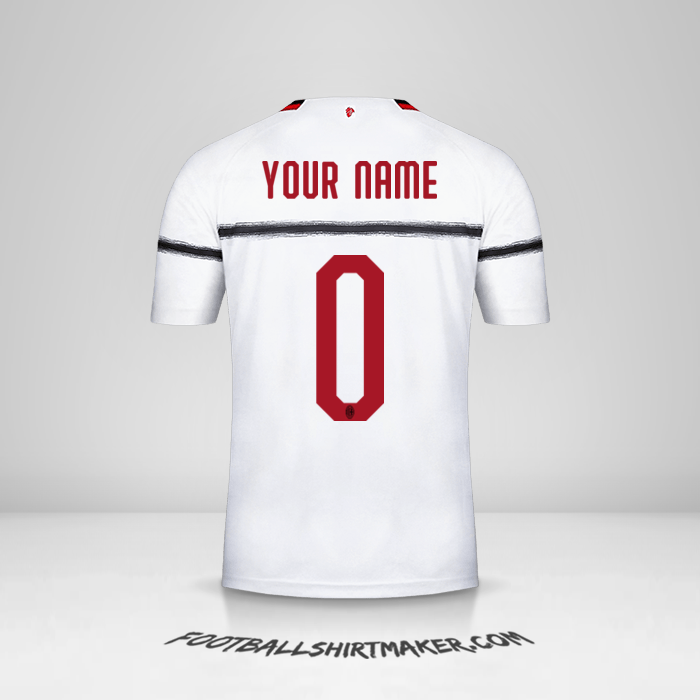Jersey AC Milan 2018/19 II -  your name - 0