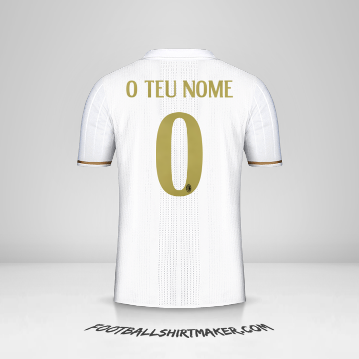 Camisola AC Milan 2016/17 II -  o teu nome - 0