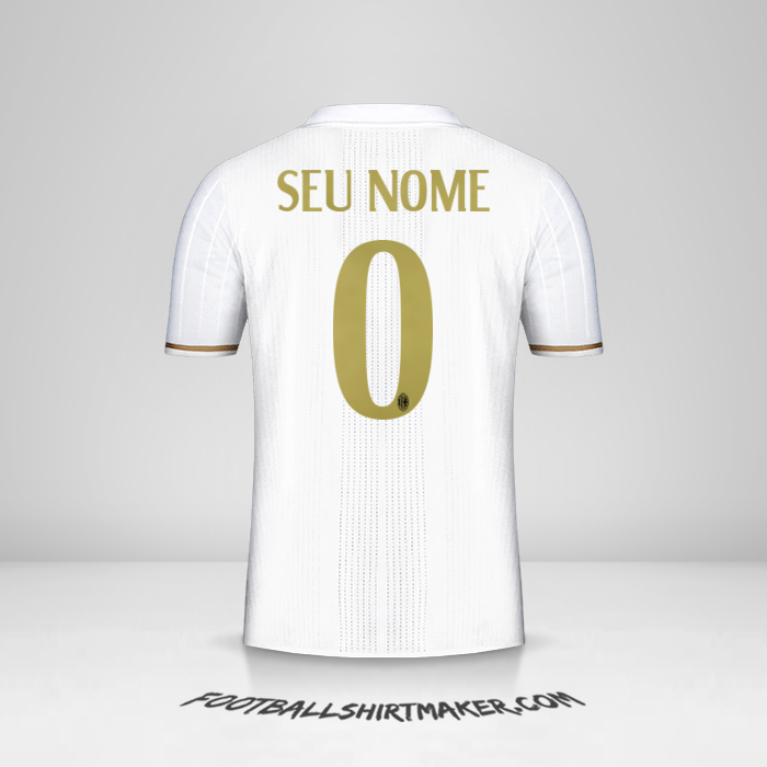 Camisa AC Milan 2016/17 II -  seu nome - 0