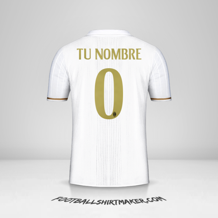 Camiseta AC Milan 2016/17 II -  tu nombre - 0