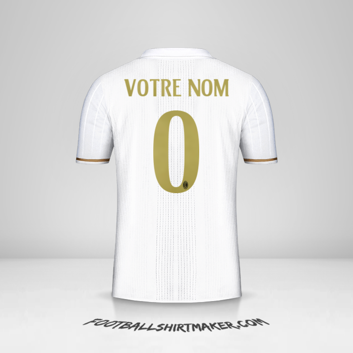 Maillot AC Milan 2016/17 II -  votre nom - 0