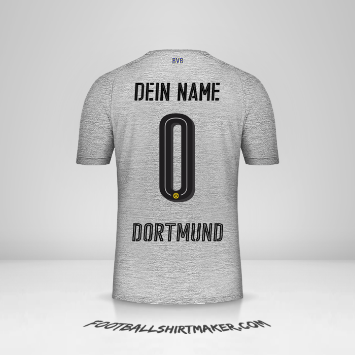 Trikot Borussia Dortmund 2017/18 III -  dein name - 0