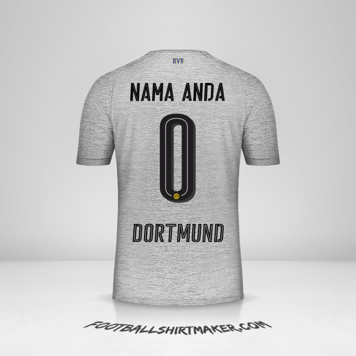 Jersey Borussia Dortmund 2017/18 III -  nama anda - 0