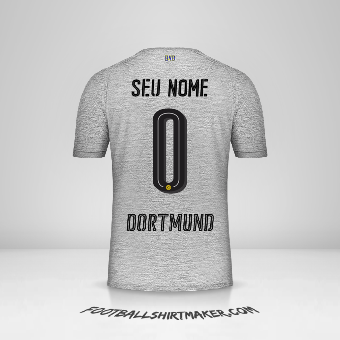 Camisa Borussia Dortmund 2017/18 III -  seu nome - 0