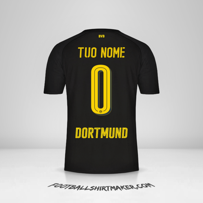 Maglia Borussia Dortmund 2017/18 II -  tuo nome - 0