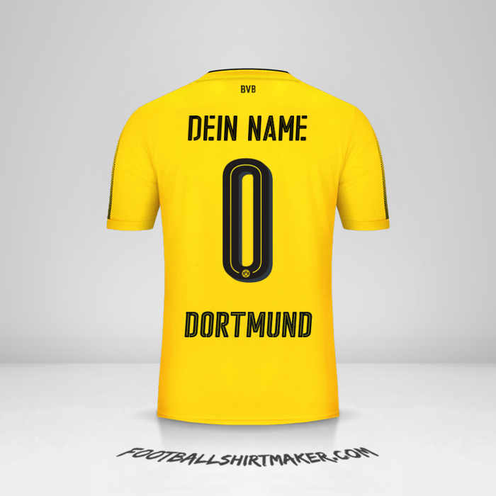Trikot Borussia Dortmund 2017/18 -  dein name - 0