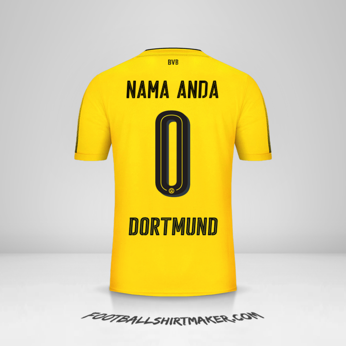 Jersey Borussia Dortmund 2017/18 -  nama anda - 0
