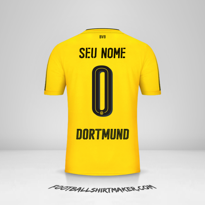 Camisa Borussia Dortmund 2017/18 -  seu nome - 0