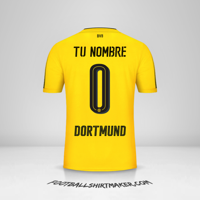 Camiseta Borussia Dortmund 2017/18 -  tu nombre - 0