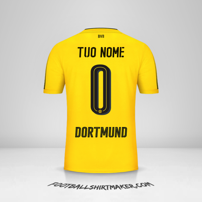 Maglia Borussia Dortmund 2017/18 -  tuo nome - 0