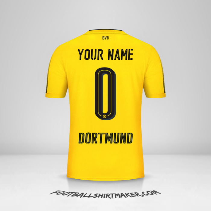 Shirt Borussia Dortmund 2017/18 -  your name - 0