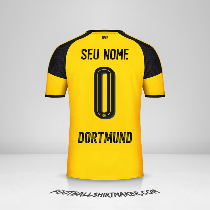 Camisa Borussia Dortmund 2016/17 Cup -  seu nome - 0