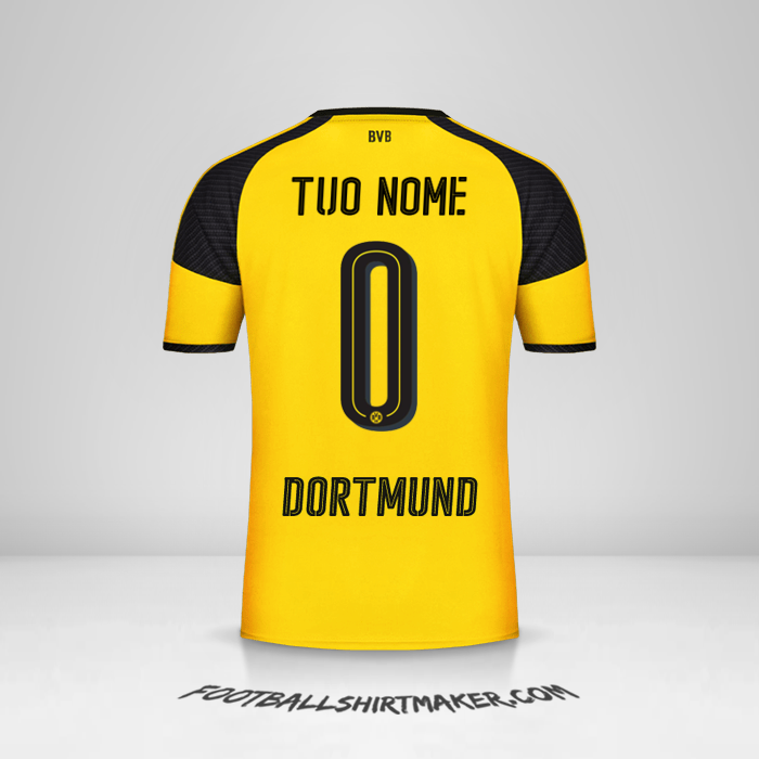 Maglia Borussia Dortmund 2016/17 Cup -  tuo nome - 0