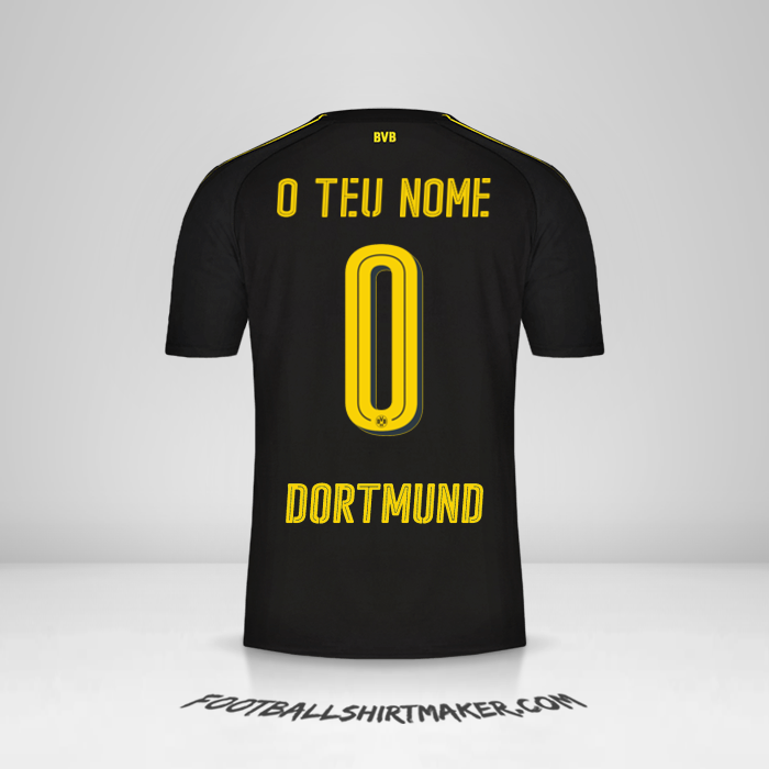 Camisola Borussia Dortmund 2016/17 II -  o teu nome - 0