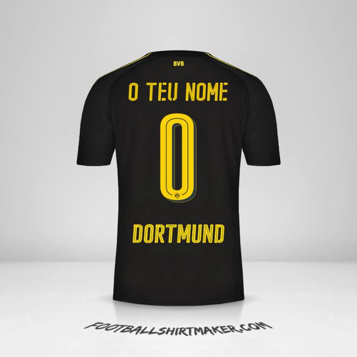 Camisola Borussia Dortmund 2016/17 II -  o teu nome - 0