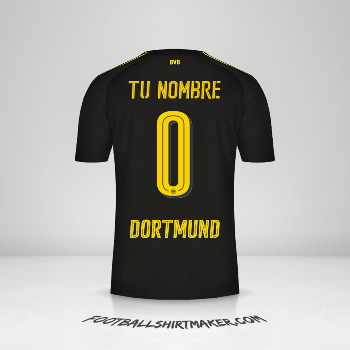 Camiseta Borussia Dortmund 2016/17 II -  tu nombre - 0