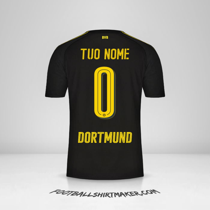 Maglia Borussia Dortmund 2016/17 II -  tuo nome - 0