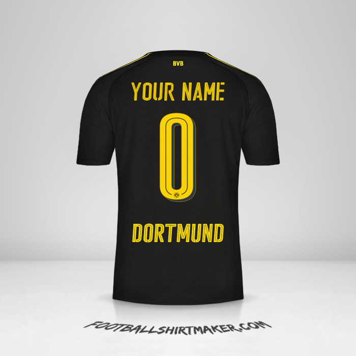 Shirt Borussia Dortmund 2016/17 II -  your name - 0