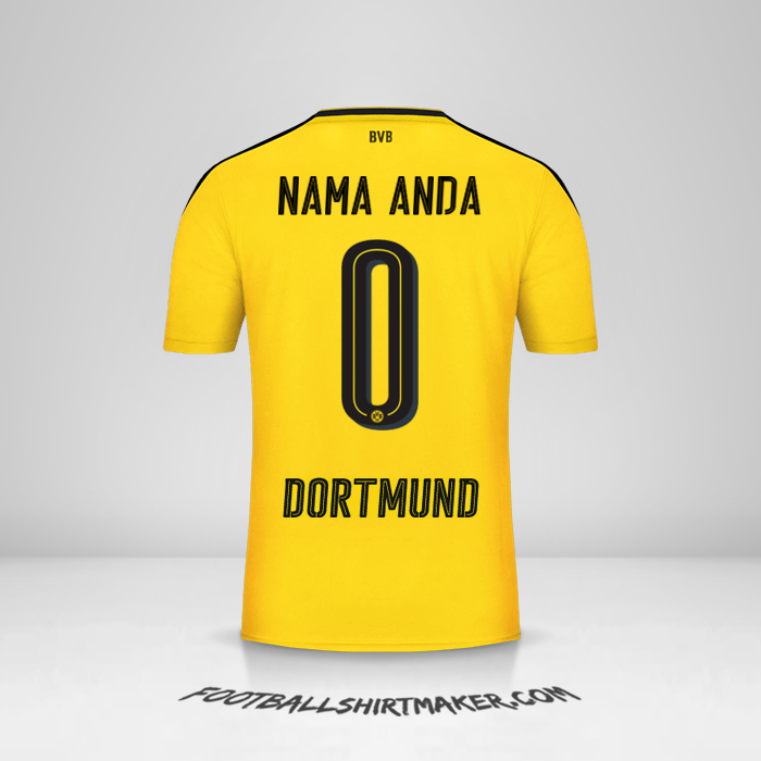 Jersey Borussia Dortmund 2016/17 -  nama anda - 0