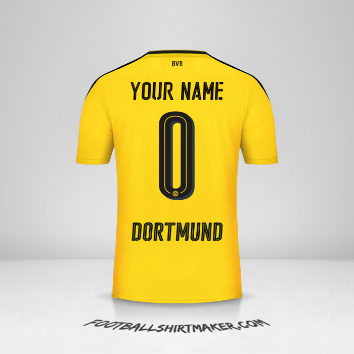 Shirt Borussia Dortmund 2016/17 -  your name - 0