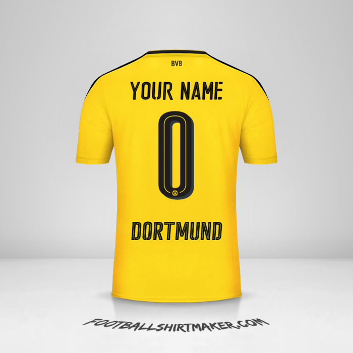 Jersey Borussia Dortmund 2016/17 -  your name - 0