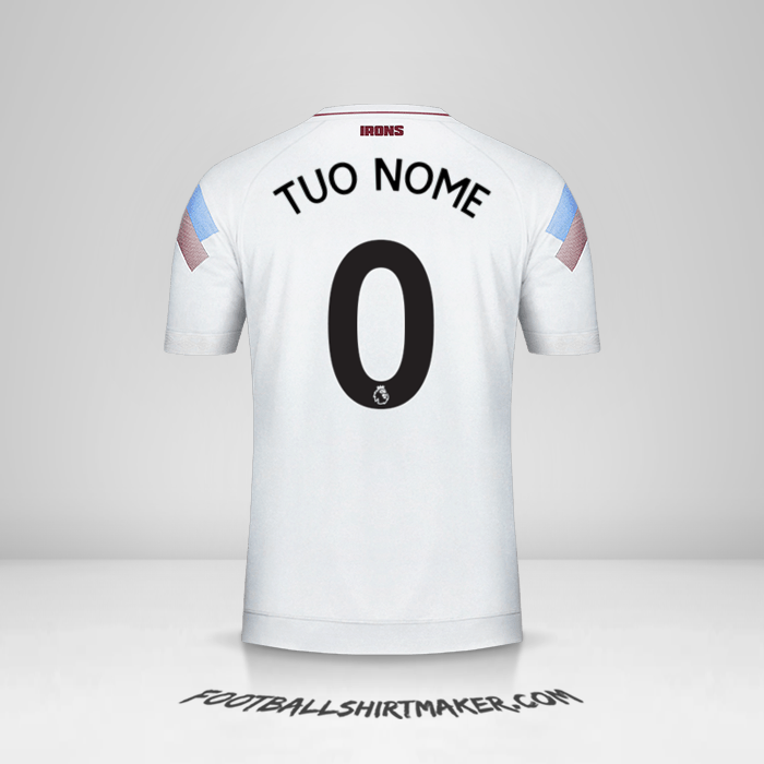 Maglia West Ham United FC 2018/19 III -  tuo nome - 0