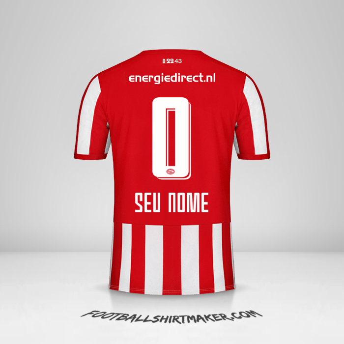 Camisa PSV 2019/20 -  seu nome - 0