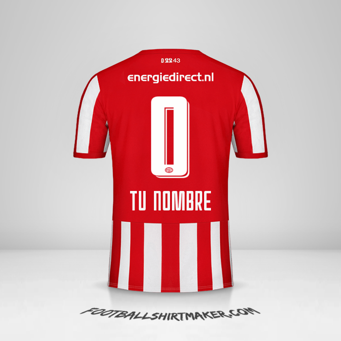 Jersey PSV 2019/20 -  tu nombre - 0