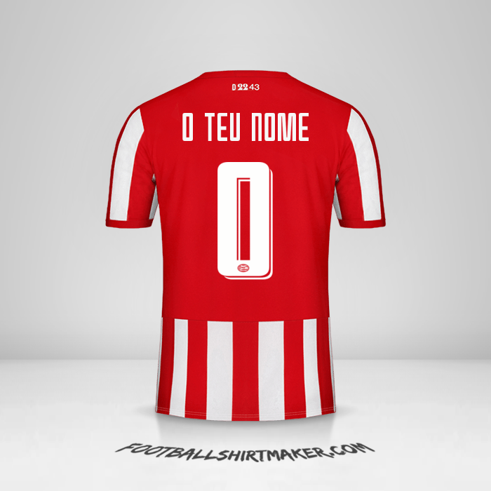 Camisola PSV 2019/20 Cup -  o teu nome - 0