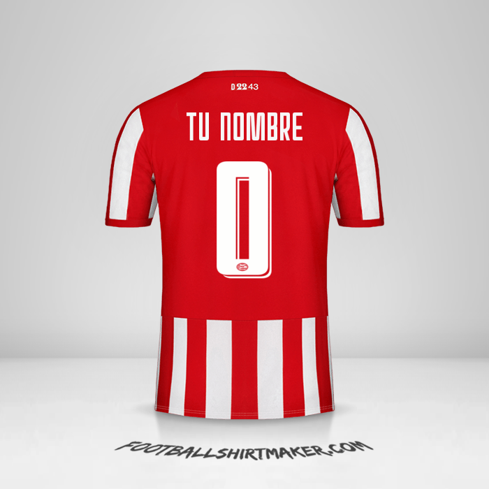 Jersey PSV 2019/20 Cup -  tu nombre - 0