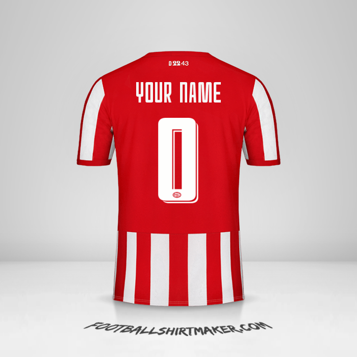 Jersey PSV Cup 2019/20 -  your name - 0