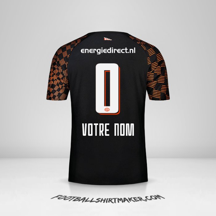 Maillot PSV 2019/20 II -  votre nom - 0