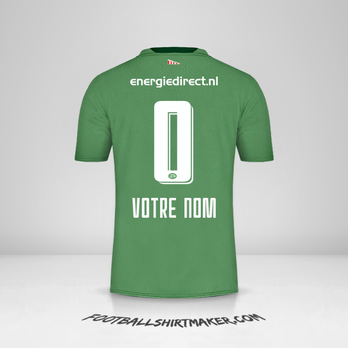 Maillot PSV 2019/20 III -  votre nom - 0
