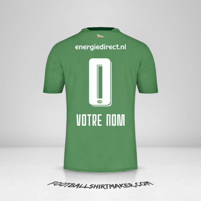 Maillot PSV 2019/20 III -  votre nom - 0