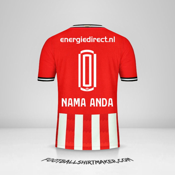 Jersey PSV 2020/21 -  nama anda - 0