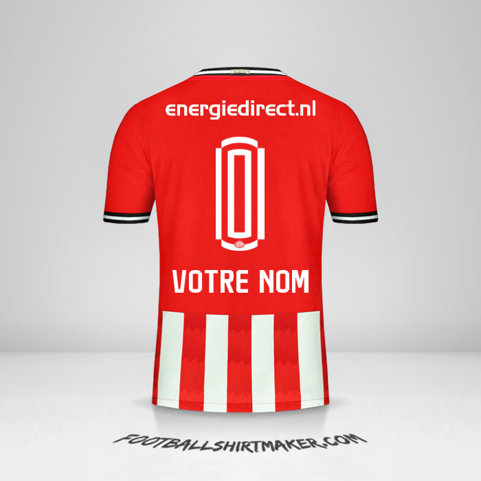 Maillot PSV 2020/21 -  votre nom - 0