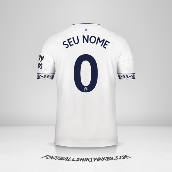 Camisa Everton FC 2018/19 III -  seu nome - 0