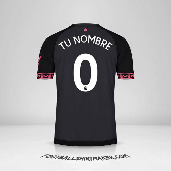 Camiseta Everton FC 2018/19 II -  tu nombre - 0