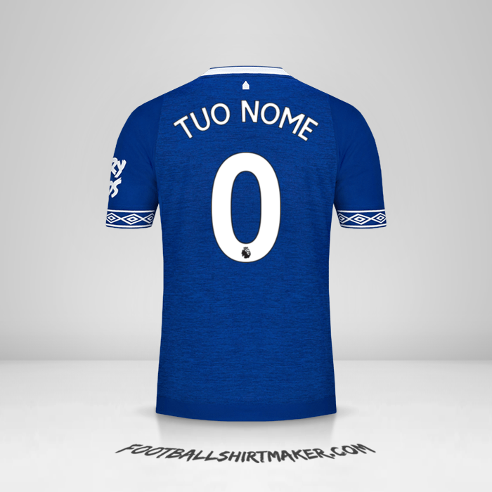 Maglia Everton FC 2018/19 -  tuo nome - 0