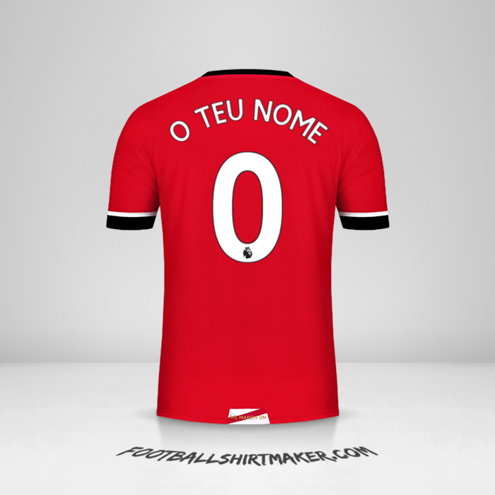 Camisola Southampton FC 2020/21 -  o teu nome - 0