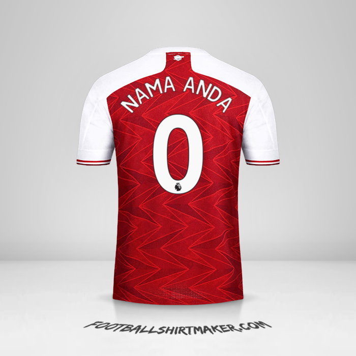 Jersey Arsenal 2020/21 -  nama anda - 0