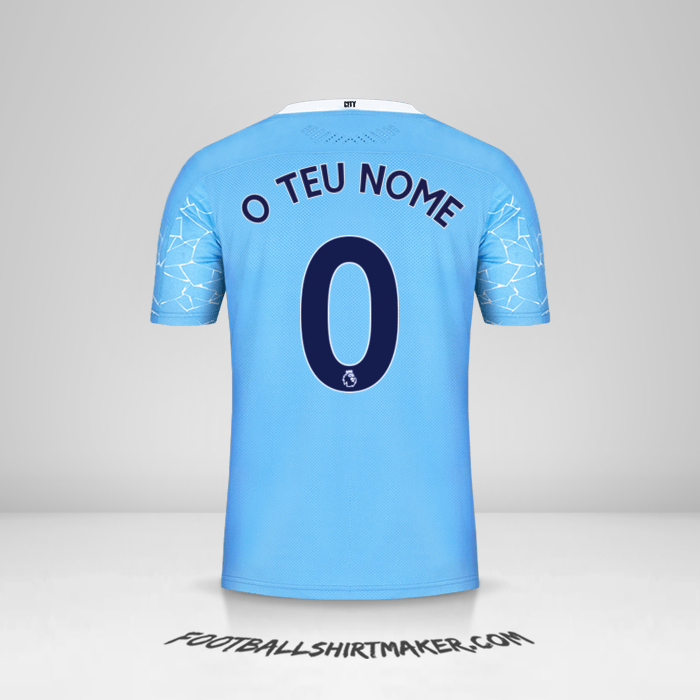 Camisola Manchester City 2020/21 -  o teu nome - 0