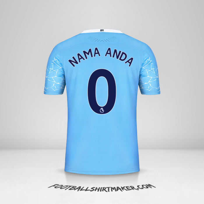 Jersey Manchester City 2020/21 -  nama anda - 0
