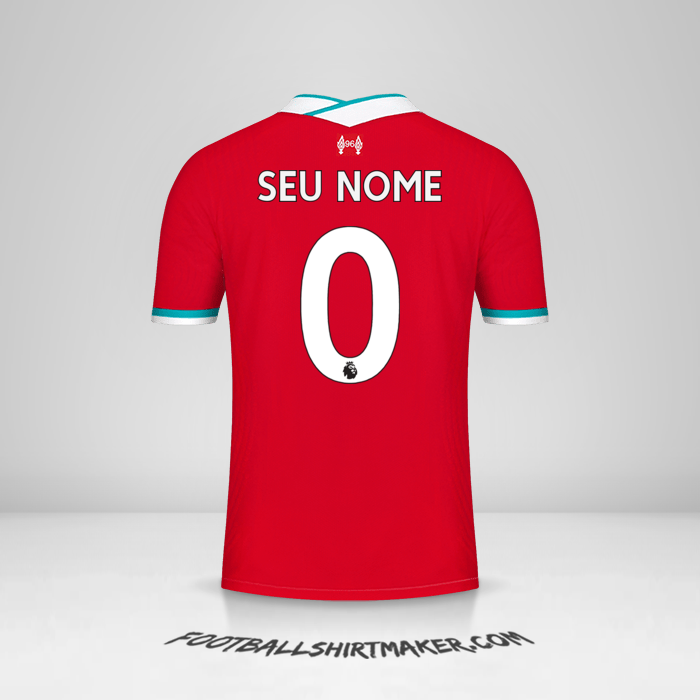 Camisa Liverpool FC 2020/21 -  seu nome - 0