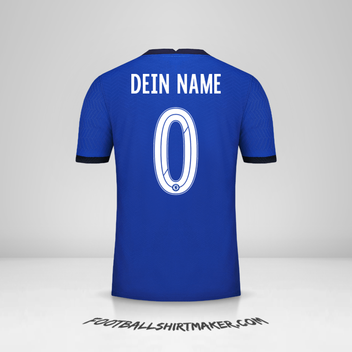 Trikot Chelsea 2020/21 Cup -  dein name - 0