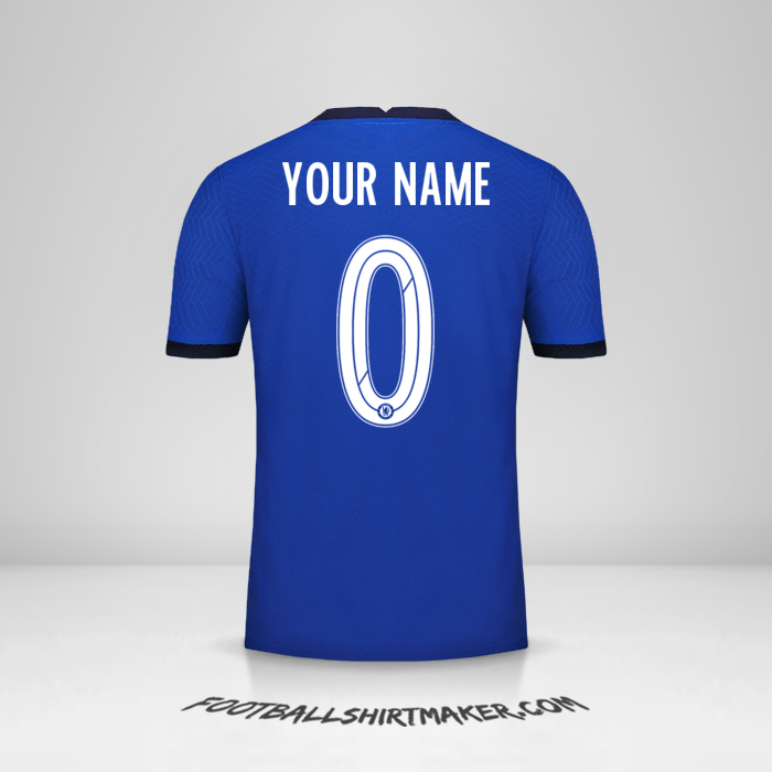 Jersey Chelsea Cup 2020/21 -  your name - 0