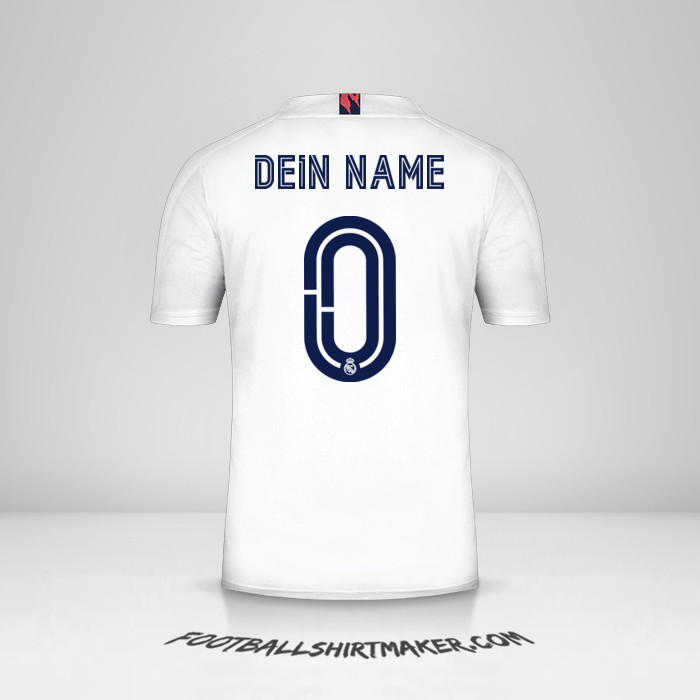 Trikot Real Madrid CF Cup 2020/21 -  dein name - 0