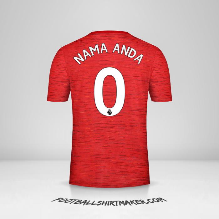 Jersey Manchester United 2020/21 -  nama anda - 0
