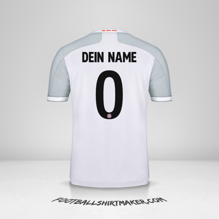 Trikot FC Bayern Munchen Cup 2020/21 II -  dein name - 0