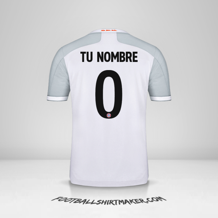 Jersey FC Bayern Munchen 2020/21 Cup II -  tu nombre - 0